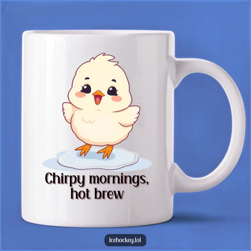 Funny Chick Sliding Mug: Pure Glee Gift for Joyful People