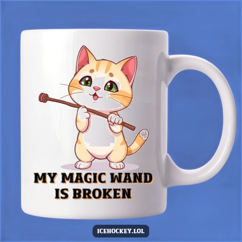 Funny Cat Magic Trick Coffee Mug: A Curious Cat's Epic Fail Gift