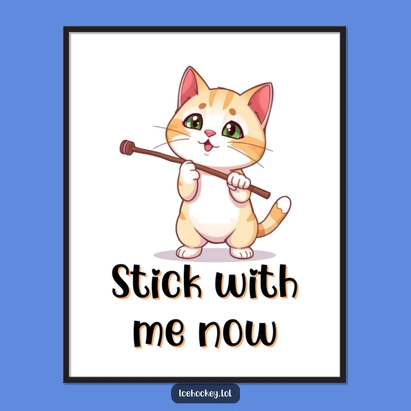 Funny Cat Magic Trick Poster: Hilarious Wall Art for Your Home Decor