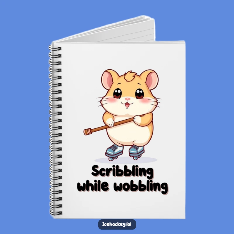 Funny Hamster Skater Notebook: Jot Down Ideas with Balancing Rodent Art