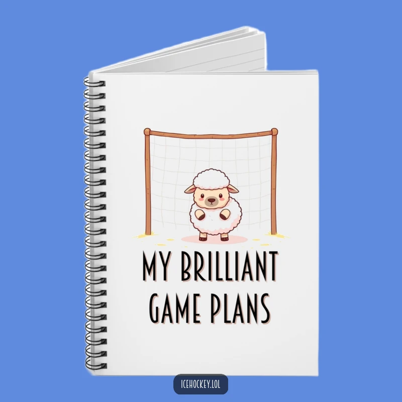 Funny Sheep Goal Notebook - Cute Journal for Soccer Fans' Ideas