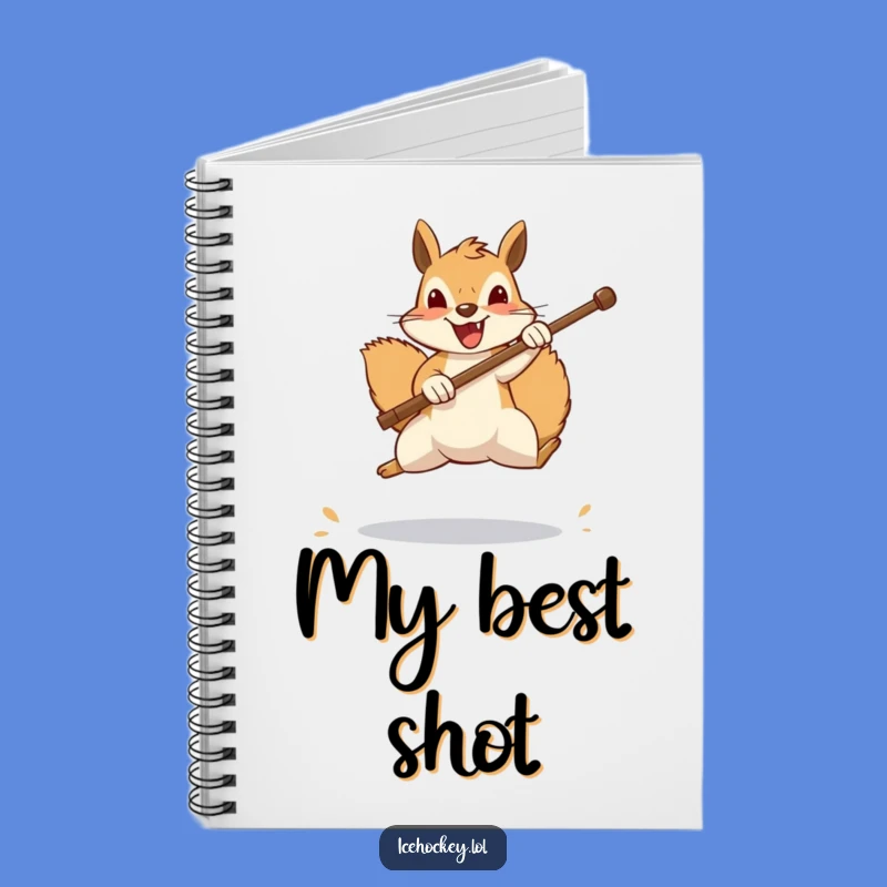 Funny Squirrel Goalie Notebook: Jot Down Ideas with a Cheerful Shot-Blocker, Creative Funny Gift