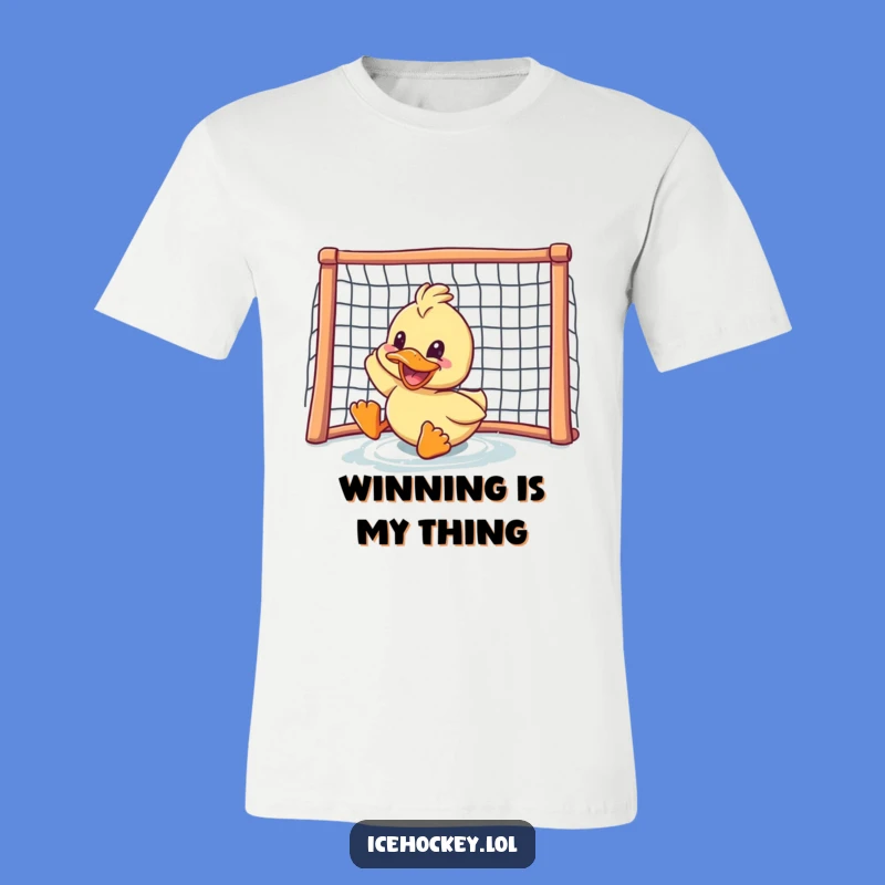 Funny Duck Hockey T-Shirt: Score Big with This Hilarious Sports Tee!